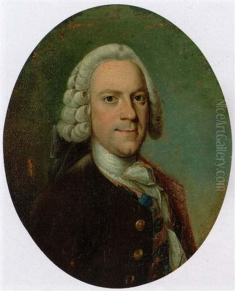 Adelsmand Med Pudret Paryk - view 1