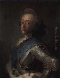 Portrat Af Frederik V by Peder Als