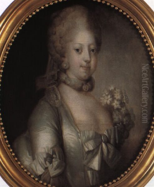 Portraet Af Dronning Caroline Mathilde - view 1