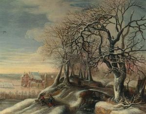 Winterlandschaft Vor Kastell Tervuren by Denis van Alsloot