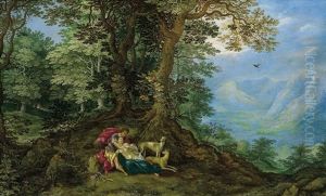 Cephalus Und Prokris (in Collab. W/hendrick De Clerck) by Denis van Alsloot