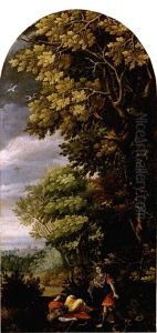 Apollo And Coronis by Denis van Alsloot