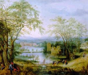 A Fete Champetre Near Groenendaal Abbey