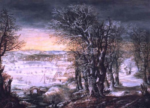 Abbaye De La Cambre En Hiver - view 1