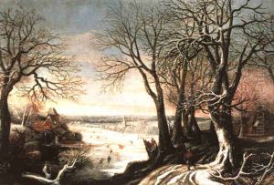 Paysage De Neige by Denis van Alsloot