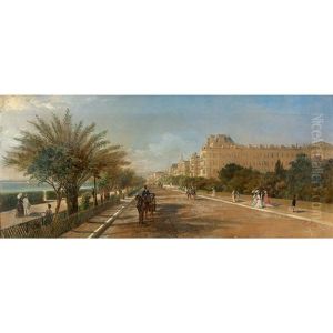 La Promenade Des Anglais A Nice by Franz Alt