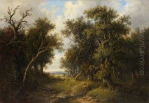 Waldlandschaft by Franz Alt