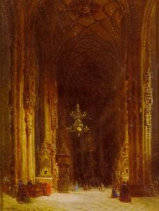 Innenansicht Des Stephansdomes by Franz Alt