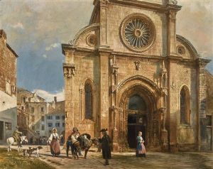 The Cathedral Of St James In Sebenico