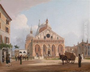 Blick Auf Die Basilika San Antonio In Padua