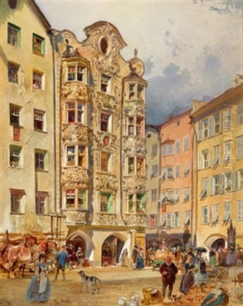 Markttag Vor Dem Helbling Haus In Innsbruck - view 1
