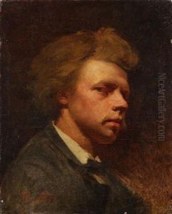 Portrait Of A Gentleman by Theodor Alt