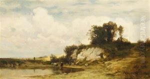 Oberbayerische Landschaft by Theodor Alt