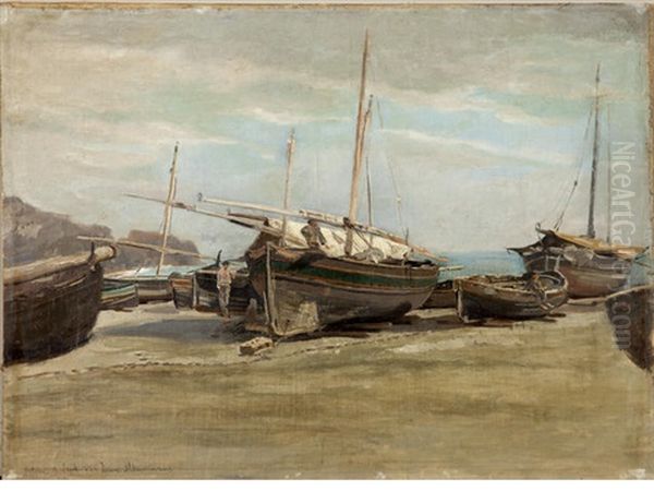 Boats At The Seashore - view 1