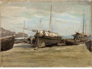 Boats At The Seashore Boats At The Seashore