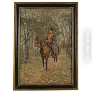 Hussar On A Stallion by Francesco Saverio Altamura