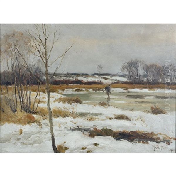 Frozen Pond - view 1