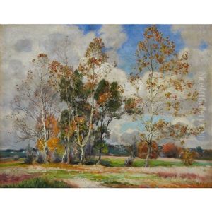 Early Spring Landscape by Mathias (Joseph) Alten