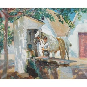 Boy And His Horse At Valencia
