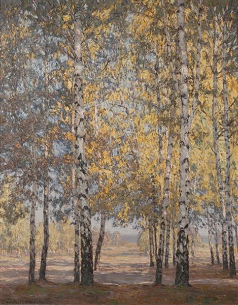 Birken Im Herbst - view 1
