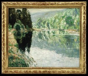 An Der Steiermuhle (waldweiher) by Otto Altenkirch