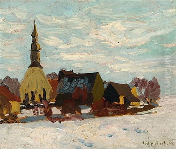 Winterliches Dorf - view 1