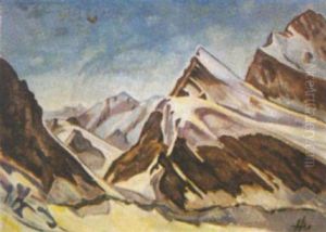 Alpenlandschaft by Heinrich Altherr