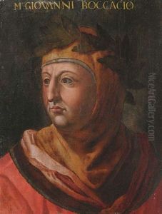 Portrait Des Dichters Giovanni Boccacio (um 1313-1375) by Cristofano di Papi dell' Altissimo
