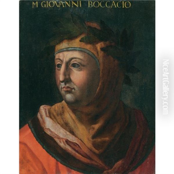 Portrait Of The Author And Poet Giovanni Boccaccio - view 1