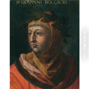Portrait Of The Author And Poet Giovanni Boccaccio by Cristofano di Papi dell' Altissimo