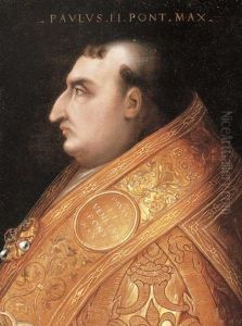 Portrait Of Pope Paul Ii by Cristofano di Papi dell' Altissimo