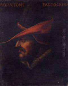 Portrait Of Ugucione Fagiolani by Cristofano di Papi dell' Altissimo