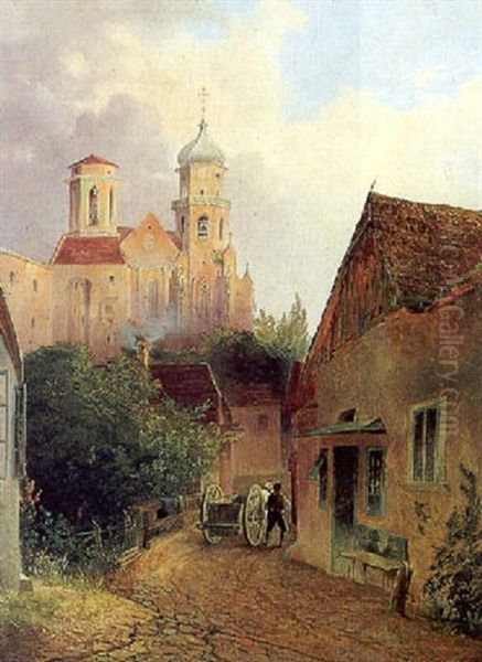 Blick Auf Die Turme Des Stiftes Klosterneuburg - view 1