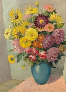 Vase De Fleurs by Alexandre Altmann