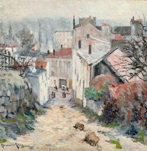 Du Haut De La Rue Montmartre by Alexandre Altmann