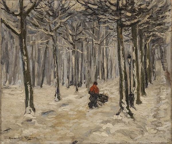 Sous Bois Enneige - view 1
