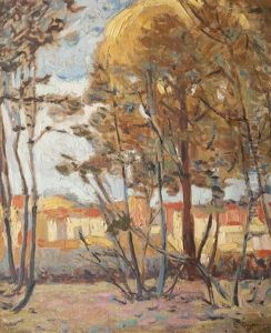 Sous-bois Aux Abords Du Village by Alexandre Altmann