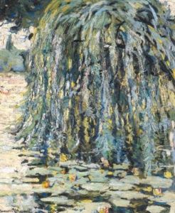 Willow Tree By The River by Alexandre Altmann