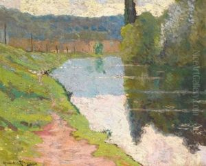 River Landscape by Alexandre Altmann