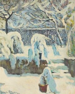 Garden In Winter by Alexandre Altmann