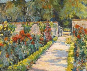 A Sunlit Garden by Alexandre Altmann