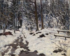 Winter Landscape by Alexandre Altmann