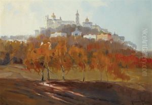 Chateau En Automne by Alexandre Altmann