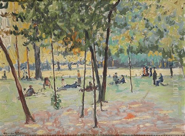 Scene De Parc Animee De Personnages - view 1