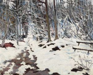 Snowy Landscape by Alexandre Altmann