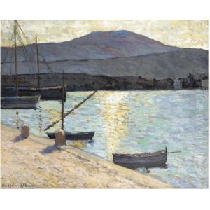 Port At Sunset by Alexandre Altmann