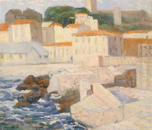 Coastal Village Landscape by Alexandre Altmann