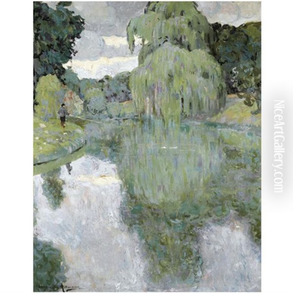 Fishing By The River - view 1