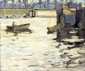 Paysage A La Barque by Alexandre Altmann