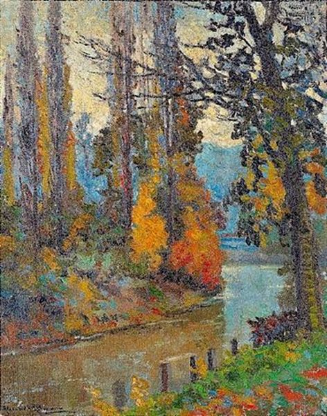 Paysage, Bords De Riviere - view 1
